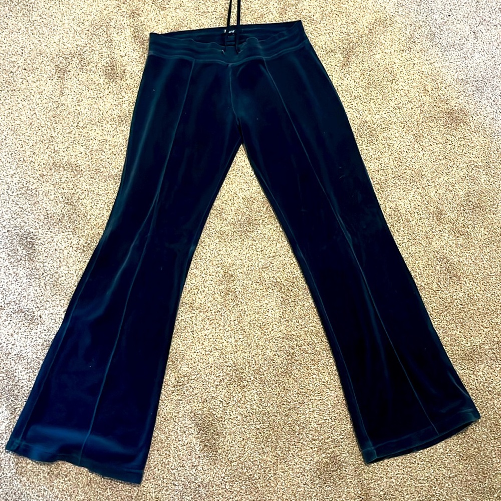 Velour running pants